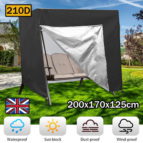 Seater garden swing - swing, cover